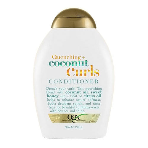 Ogx Quenching Coconut Curls Conditioner To Enhance Curls, 13 oz